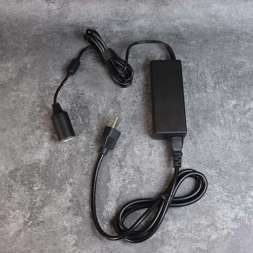 DAMAVO AC to cigarette lighter adapter, AC to DC cigarette lighter adapter, AC adapter extension cord