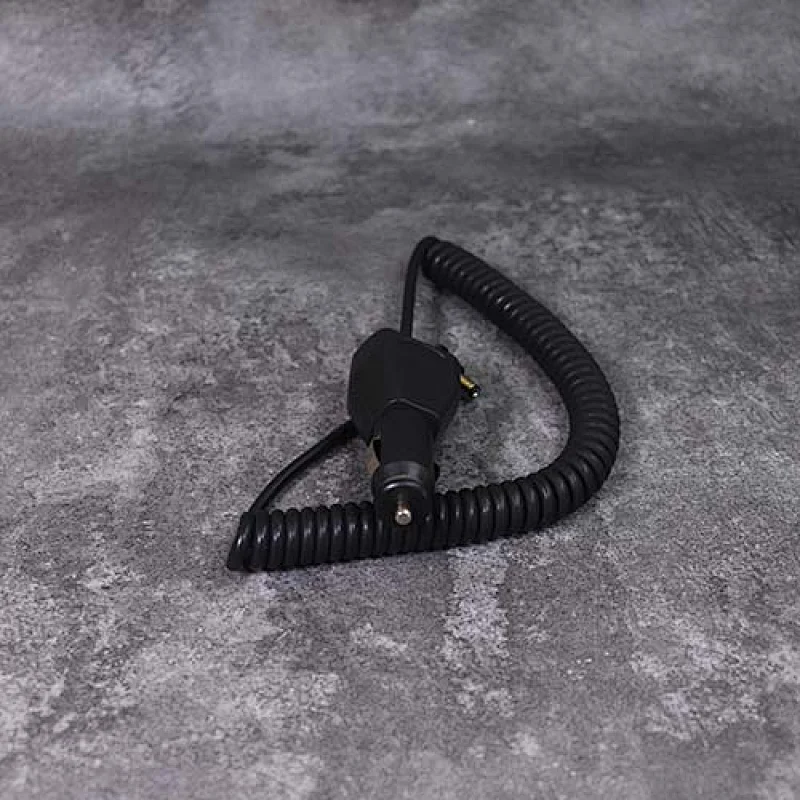 DAMAVO coiled power cord, car DC plug, cigarette lighter charger for car