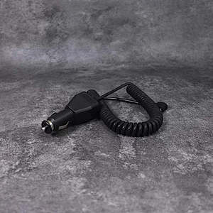 coiled power cord, car DC plug, cigarette lighter charger for car