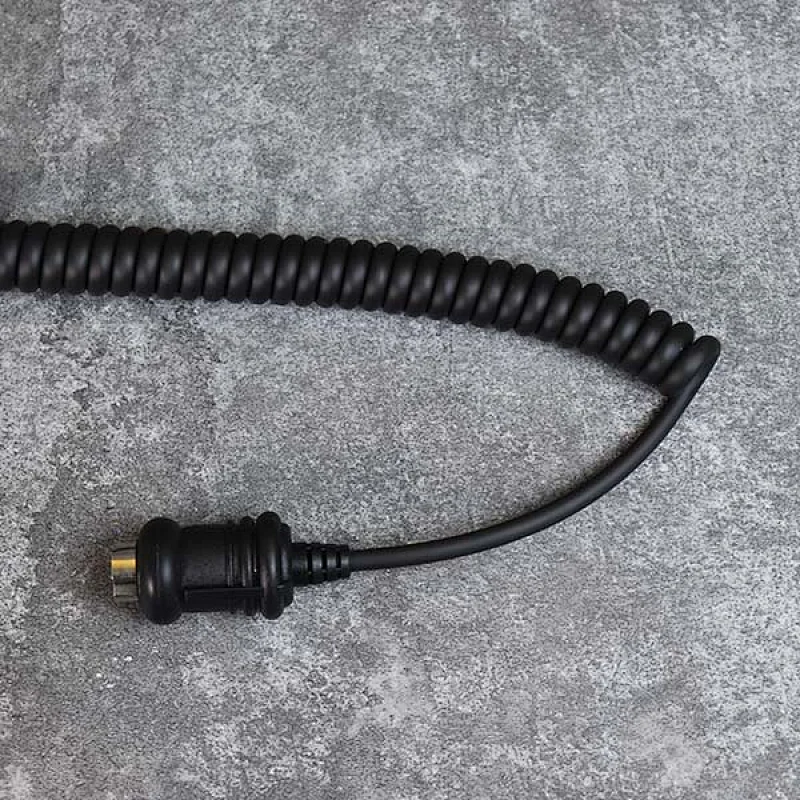 high quality mini xlr extension cable, 8 core coiled cable, coiled mic cable