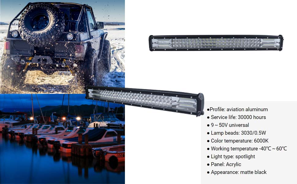 long light bar, roof top light bar, boat trailer light bar factory