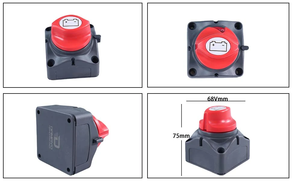 12v battery switch, battery cut off switch inside car, RV battery disconnect factory