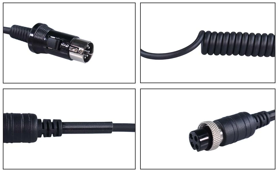 DAMAVO XLR extension, XLR cable extender, AUX coiled cable