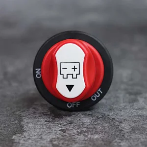 DAMAVO 12v battery disconnect switch, marine battery selector switch, car battery shut off switch
