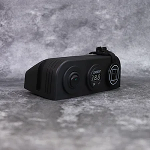 DAMAVO boat rocker switch panel, 12 volt outlet plug, DC digital voltmeter ammeter