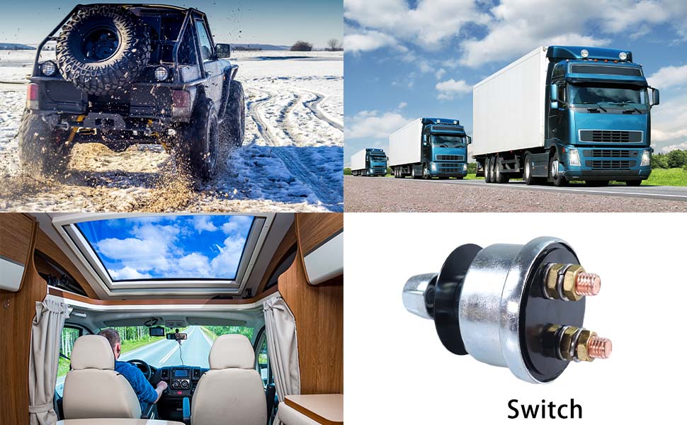 RV battery disconnect switch, car battery disconnect switch, 12 volt battery disconnect switch factory