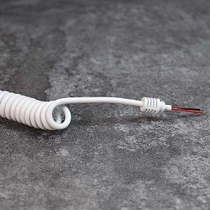 high quality coiled cord, coiled charging cable, 12v power cord