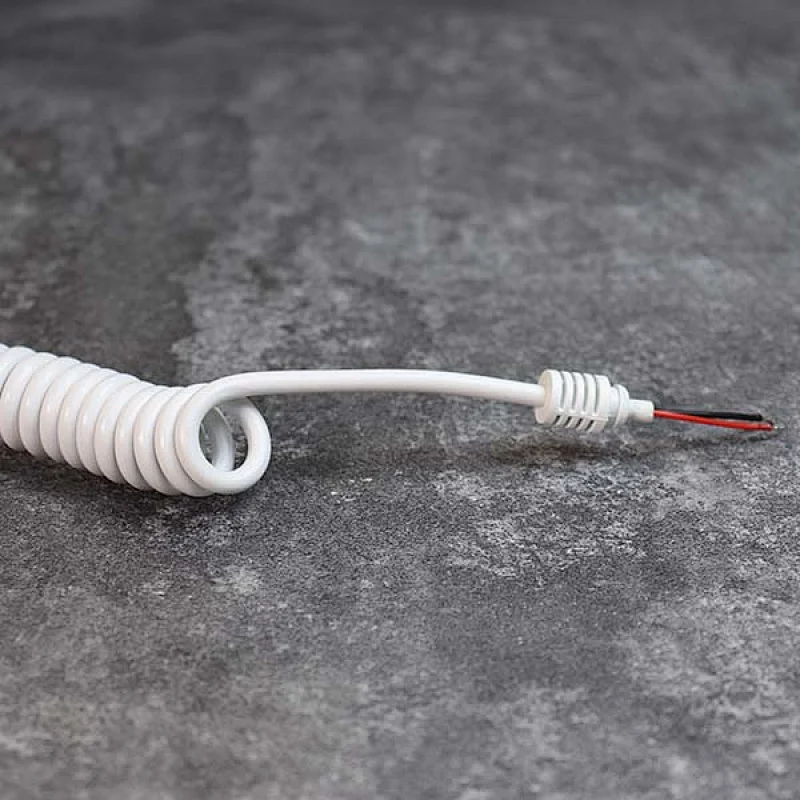 high quality coiled cord, coiled charging cable, 12v power cord