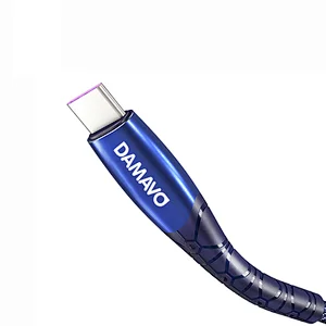 DAMAVO USB charger cord, microusb cable, USB power cord