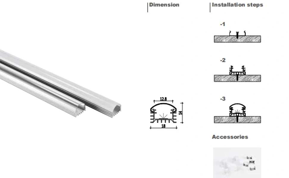 best strip light aluminium profile, aluminium casing for led light, aluminum led track