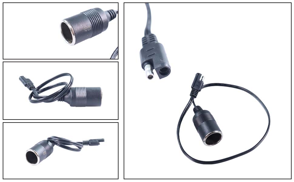 sae to 12v socket, 12v female cigarette lighter socket, 12v cigarette lighter socket extension factory