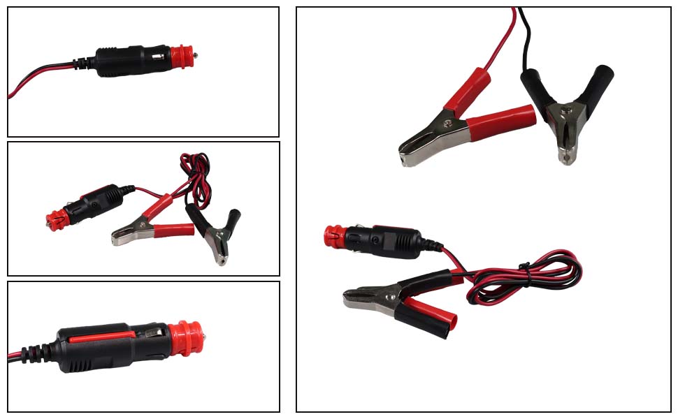 alligator clip lead, heavy duty cigarette lighter plug, car lighter plug manufacturer