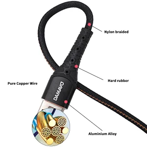 USB charging cable types, data cable cord, 5 pin USB cable