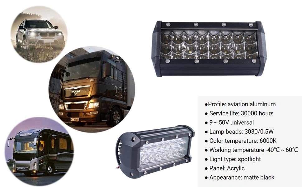 excavator light, tow truck LED light bar, work light bar from DAMAVO