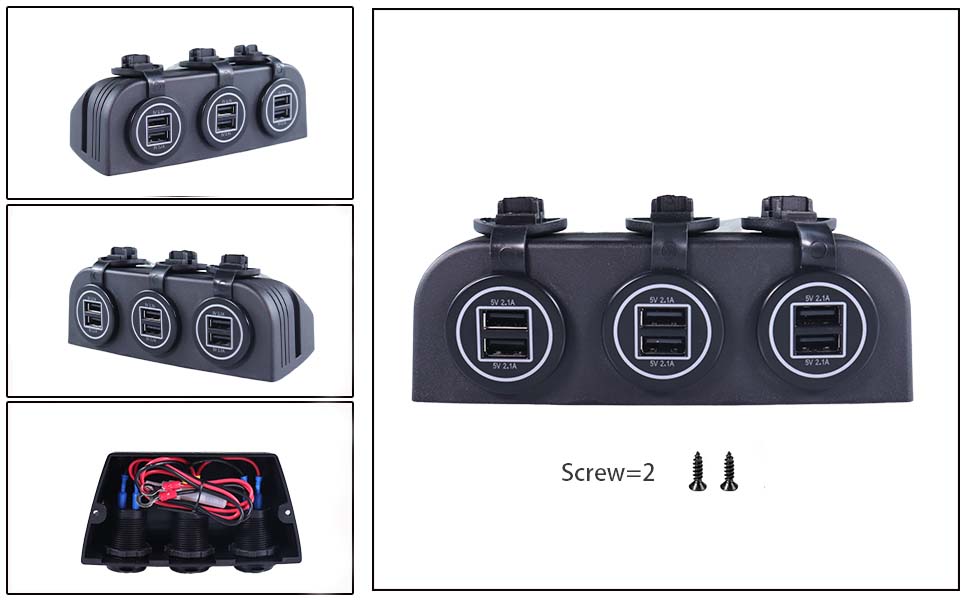 multi port car charger, USB in car phone charger, 2.1 USB car charger manufacturer
