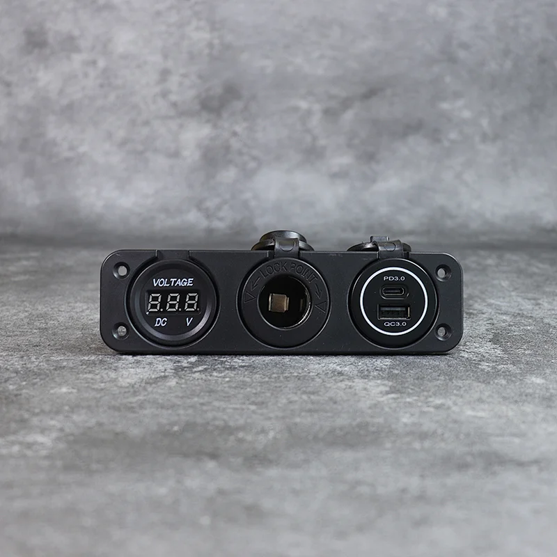 car charger with type C port, C charger, voltmeters factory