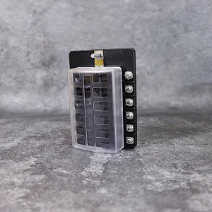 aftermarket fuse box, 12 way fuse box, waterproof 12v fuse block factory