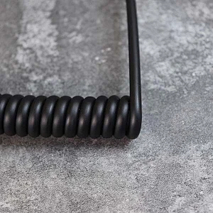 high quality custom coiled cable, curly cable, spiral electrical wire