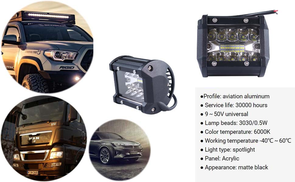 excavator lamp, LED lights for travel trailers, small 12 volt LED lights for sale