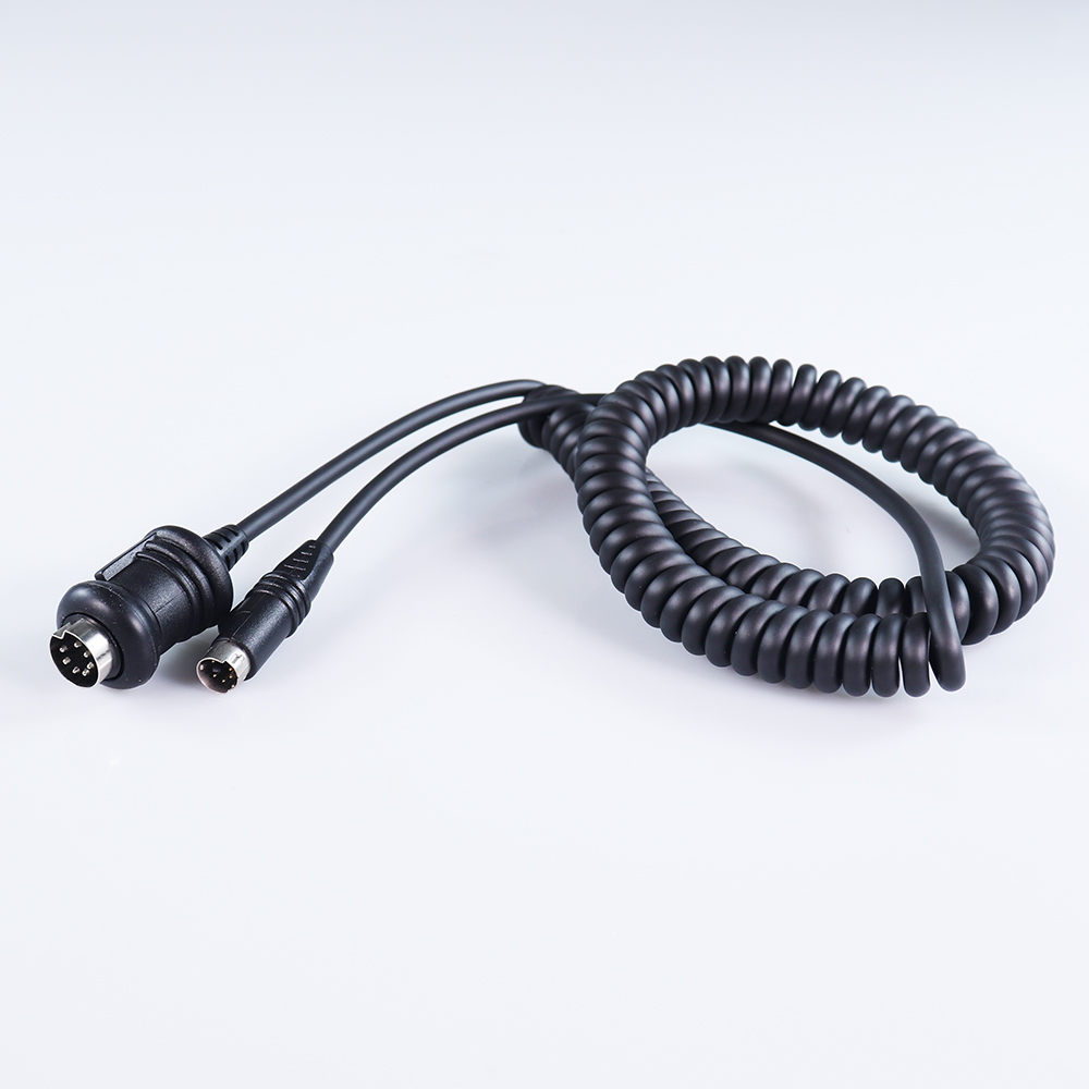 wholesale spring coiled electrical cable, curly usb cable, black coiled usb c cable