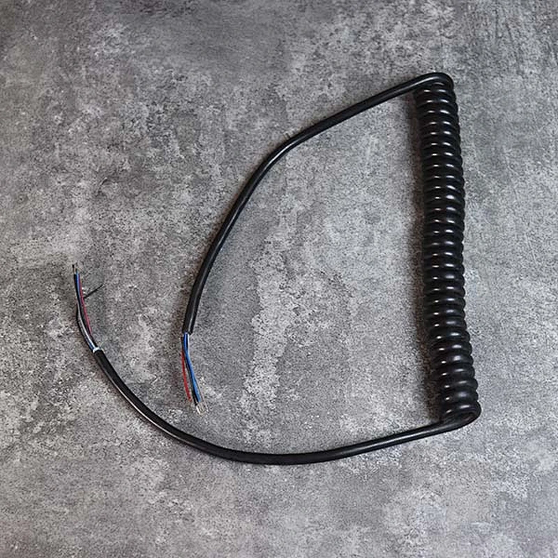 Coiled extension lead curly cord cable spiral power Manufacturer DAMAVO