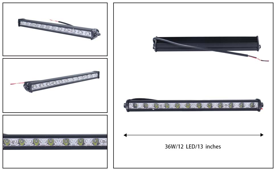 DAMAVO outdoor LED bar, tow truck LED lights, 12V LED trailer lights