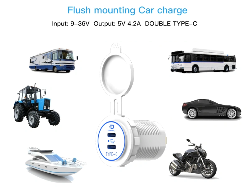 High quality car usb flush mount, laptop car charger usb c, car charger with outlet plug