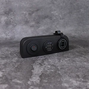 boat USB, 12 volt voltmeter， car voltmeter cigarette lighter factory