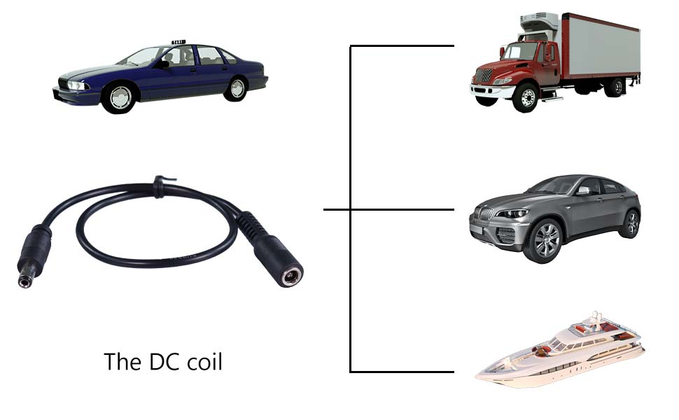 DAMAVO DC power cord, DC5525, VDC cable