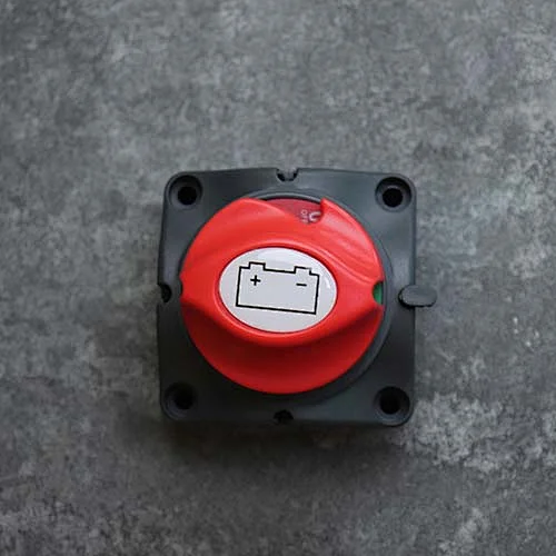 battery switch for RV, marine battery isolator switch, battery shut off factory
