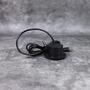 USB desk charger, in desk USB charger, desk mounted USB charging station