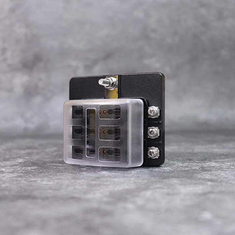 DC fuse box, 6 way fuse block, circuit fuse box factory