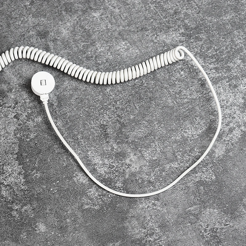 IATF16949 spiral extension lead, curly coiled mains cable, coiled power wire