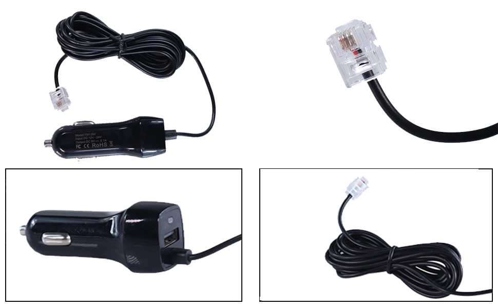 DAMAVO DC 24 volt power cord, socket extension cord, buy USB car charger