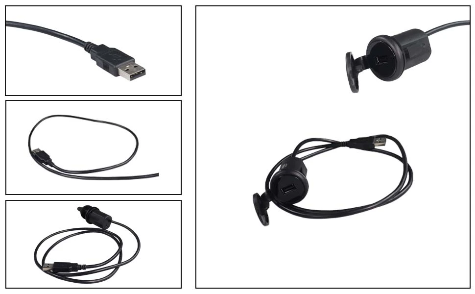 single socket extension lead, car stereo USB extension, USB extension cable with dash mount factory