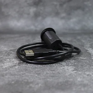 DAMAVO single socket extension lead, car stereo USB extension, USB extension cable with dash mount