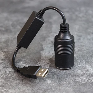 high quality USB 5V to 12V car lighter socket, car power outlet to plug, cigarette lighter charger adapter