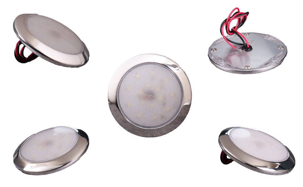 DAMAVO RV-LED-Innenleuchten, 12-V-RV-Leuchte, Auto-Deckenleuchte
