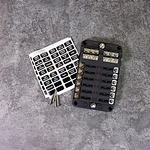 12 way fuse block,12v DC fuse box, screw cap fuse holder丨DAMAVO