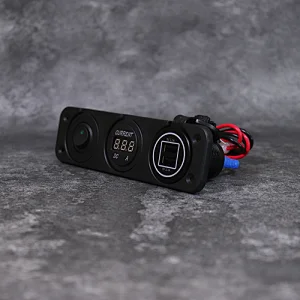 volt ammeter，RV dual port USB charging outlet, auto electrical switch panels manufacturer