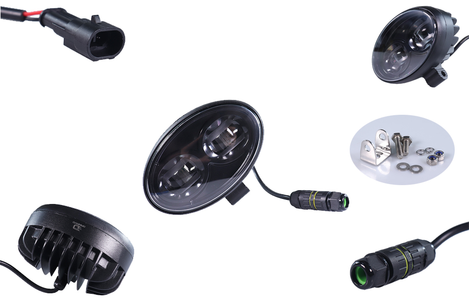 led spotlights for forklifts, blue back up lights forklift, forklift backup light