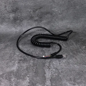 coiled ethernet cable, RG45 Cable, spiral ethernet cable DAMAVO