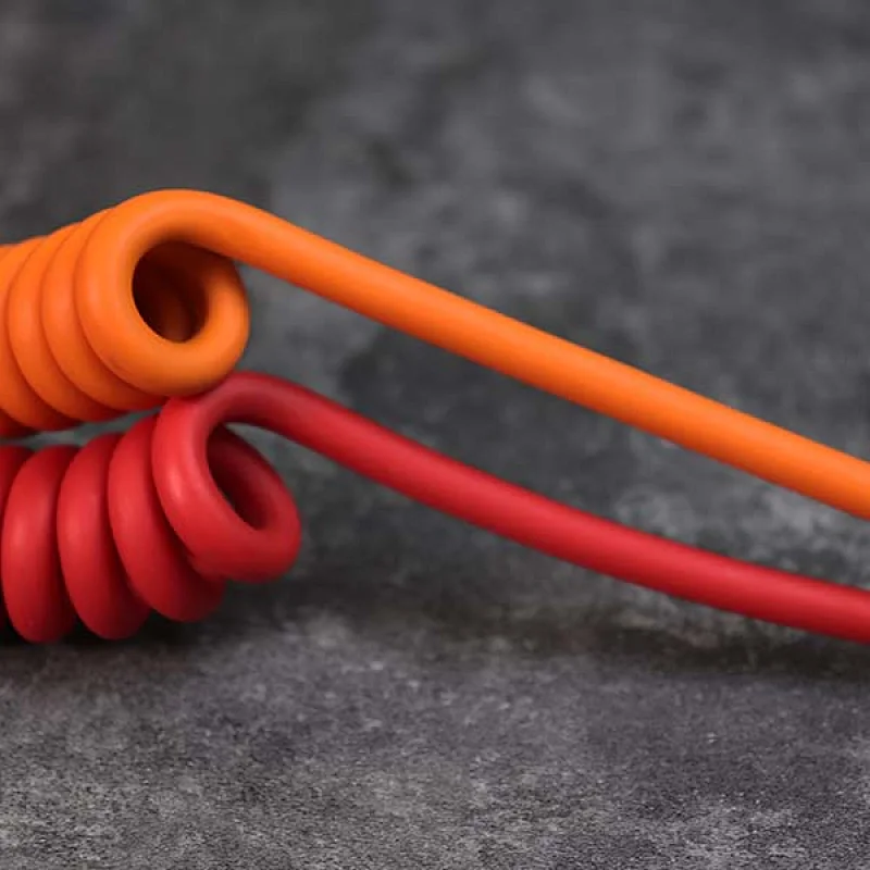 6 core coiled cable, curly electrical cable, telephone spiral wire manufacturer