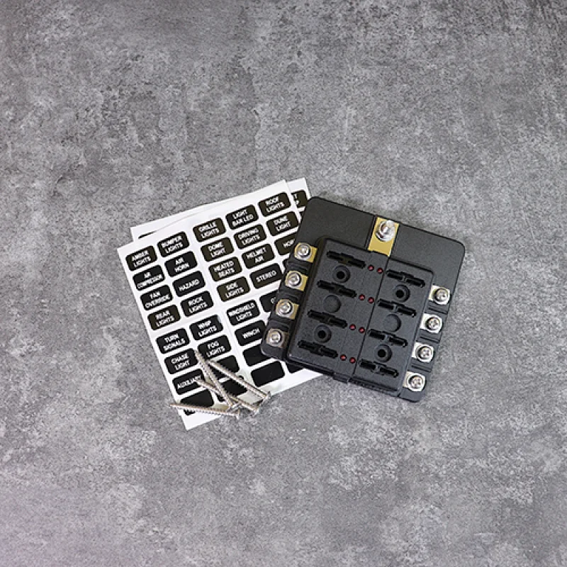 High quality marine fuse box, fuse box holder, 12V fuse box campervan