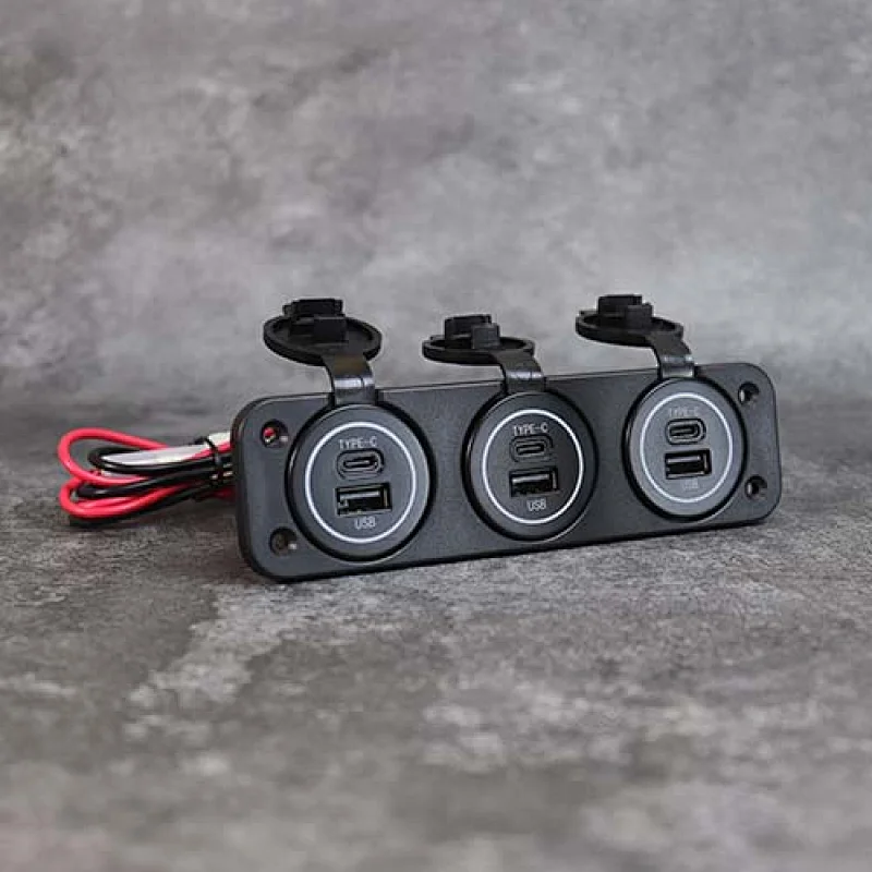 USB C power adapter, original car mobile charger, charger car USB factory