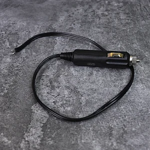 universal car charger adapter, 15 Amp cigarette lighter plug, low profile cigarette lighter plug