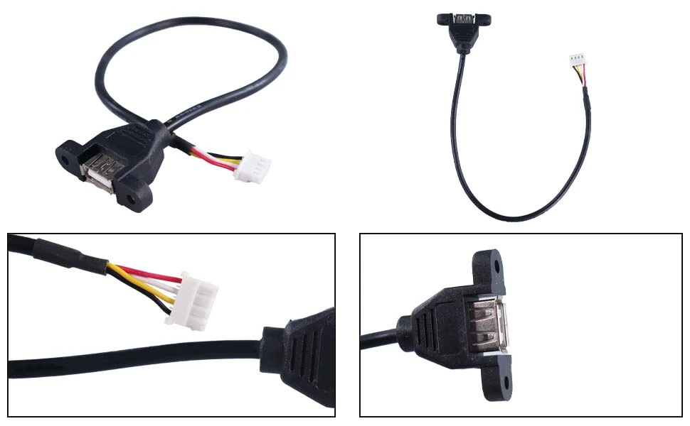 DAMAVO 5V DC USB cable, DC 24v cord, 12vdc to USB adapter