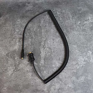 DAMAVO mini xlr extension cable, 8 core coiled cable, coiled mic cable