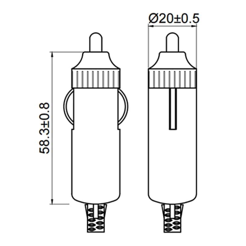 cigarette lighter plug outlet，12v car cigarette lighter plug, vehicle cigarette lighter plug