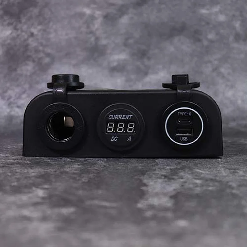 12 volt USB charging port, 12 volt USB C outlet, 18 watt car charger DAMAVO